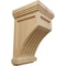 Ekena Millwork 4 1/4"W x 4 1/4"D x 7"H Fluted Mission Corbel, Cherry COR04X04X07FLCH - alternate 1